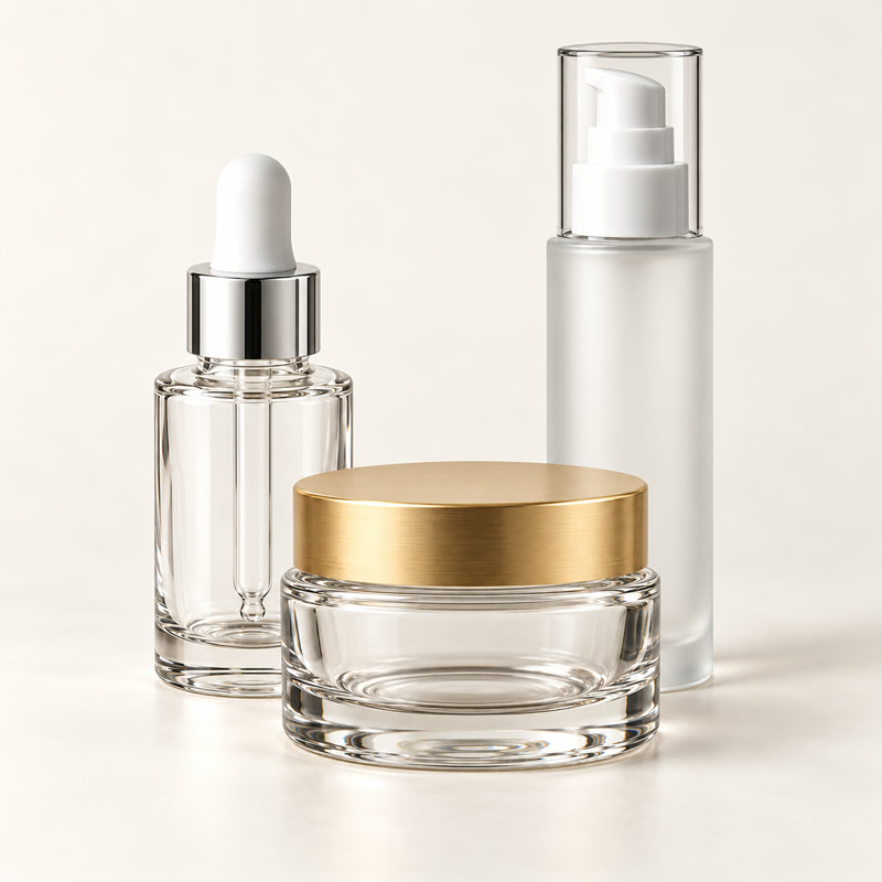 Cosmetic jars & droppers