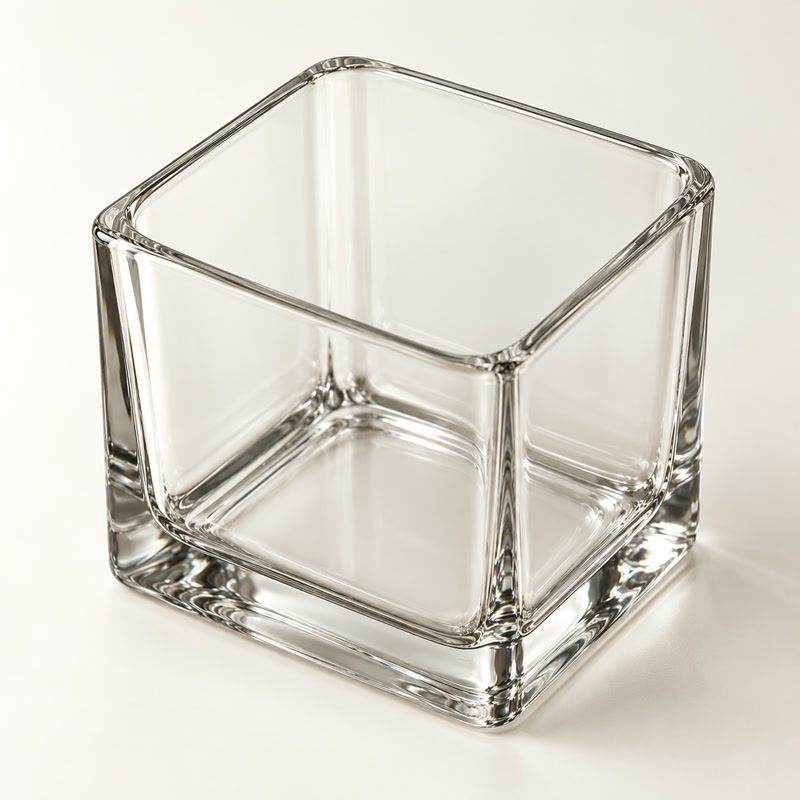 Square Candle Jar · 2