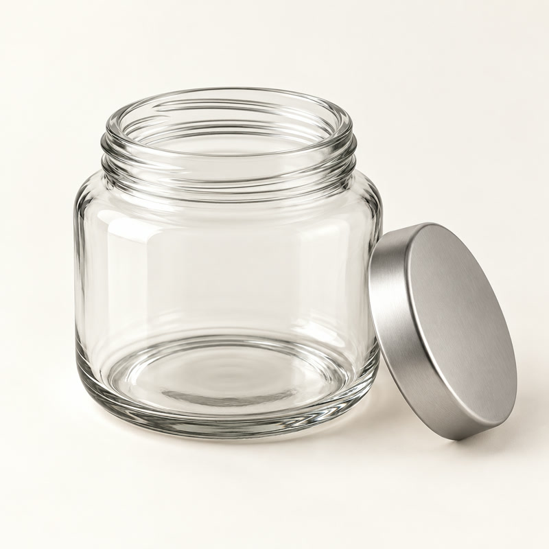 Round Food Jar view 3
