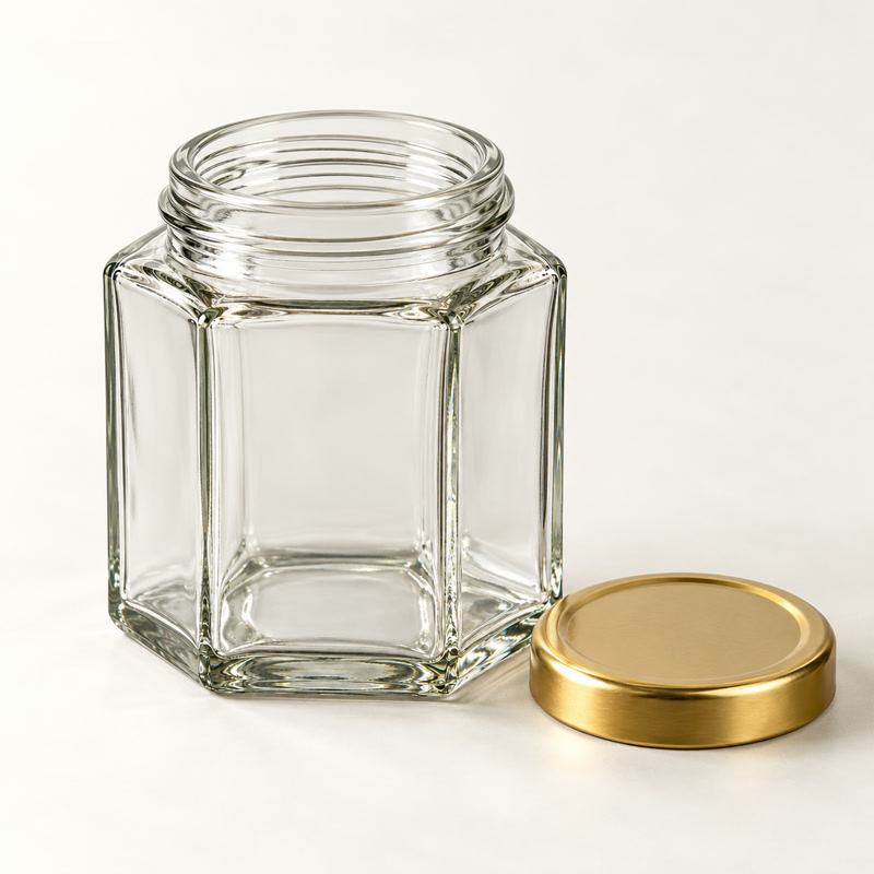 Hexagonal Honey Jar · 2