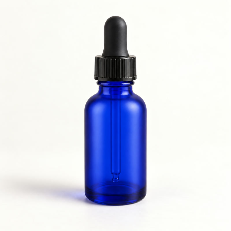 Cobalt Dropper Bottle · 2